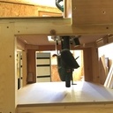 Meuble pour défonceuse sous table