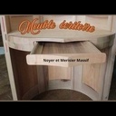 Making ouf : réalisation d'un meuble écritoire cintré.