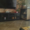 Meuble platine disques vinyls