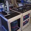 Meuble de mortaiseuse Hêtre et CP bakélisé