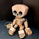 Petit squelette pendu