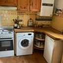 Plan de travail de cuisine sur pietement