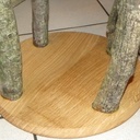 Tabouret de bar forestier