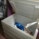 Etagère coffre pour Salle de bain