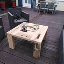 Table basse extérieure