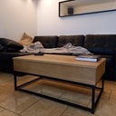 Table basse, plateau relevable