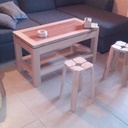 Tabourets inspired by Zeloko