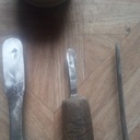 Vieux outils 2eme vie --> tansformation en outils tournage +1 manche et test