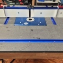 Meuble pour défonceuse sous table