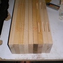 Pièces en cours d'usinage