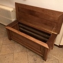 Coffre à chaussures banquette