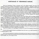 Mortaisage et tennonage manuel