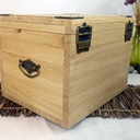 Boîte à bijoux en chêne massif personnalisée by Tito. M