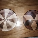 Petites boîtes tournées en bois segmenté