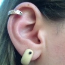 Boucle d'oreille en bois