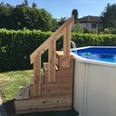 Escalier pour piscine hors sol
