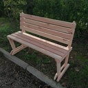 Banc de jardin sans accoudoirs