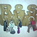 Porte clefs mural