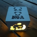 Veilleuse bois panda