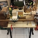 Vitrine Atelier miniature d'un boiseux par lorinquer sur L'Air du Bois