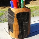 Pot à crayon écorché
