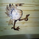 Incrustation du symbole de la gruyère