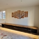 Petite tablette pour écran monochrome 10.5 pouces et tiroirs