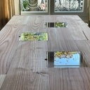 Table bureau avec trappes mystère