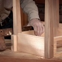 Table d'appoint fait main