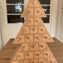 Calendrier de l'Avent en forme de Sapin