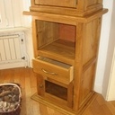 Petit homme debout en chêne