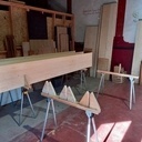 Porte-à-chant pour tréteaux.