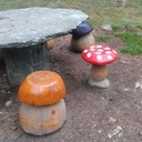 Tabourets champignons