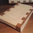 Planches en bois debout