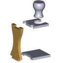 Blaireau avec support