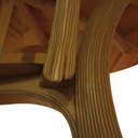 Table feuille pour sept personnes