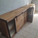 Grand buffer "style "industriel