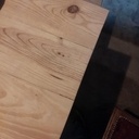 Plateau brut en pin maritime