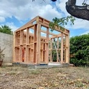 Abri Vélo Ossature Bois.