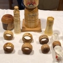 Correction sur la qualité des photos, voir mes premiers essais sur un tour à bois.