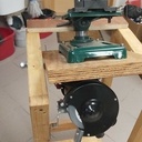 Support mobile double : perceuse et meule