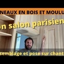 Panneaux et moulures en bois massif pour décorer les murs d'un salon parisien