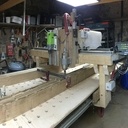 Fraiseuse 3 axes manuelle structure bois