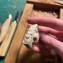 Leica miniature en bois