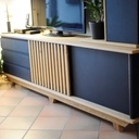 Meuble TV à claire-voie