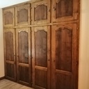 Placard penderie assemblé traditionnel