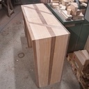 Console en frêne et noyer