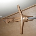 Draisienne en chêne et noyer lamé collé