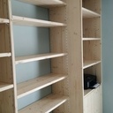 Bibliothèque en sapin