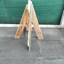 Tréteaux en bois de palette